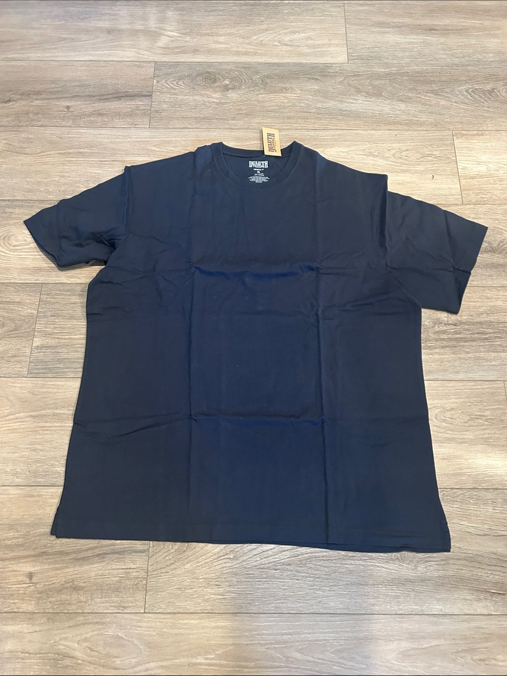 NWT Duluth Trading Co Short Sleeve Crew T-Shirt - Navy Size XL